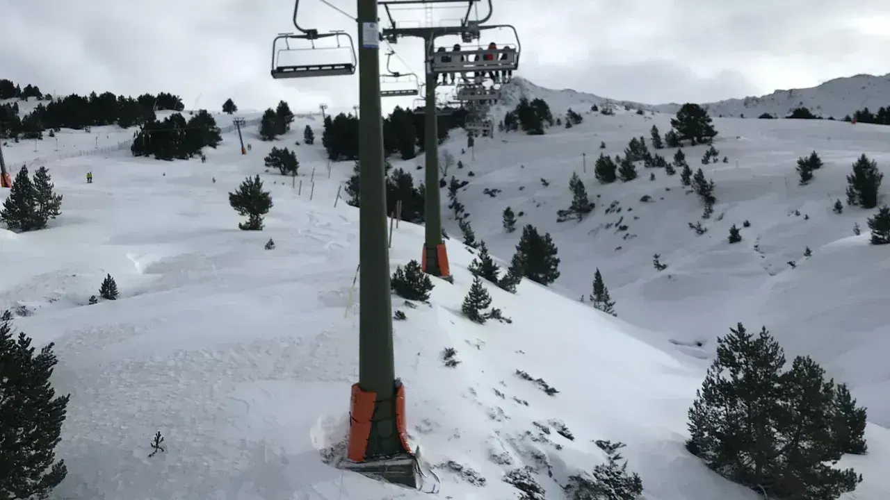 The Baqueira Beret ski area and the Val d'Aran