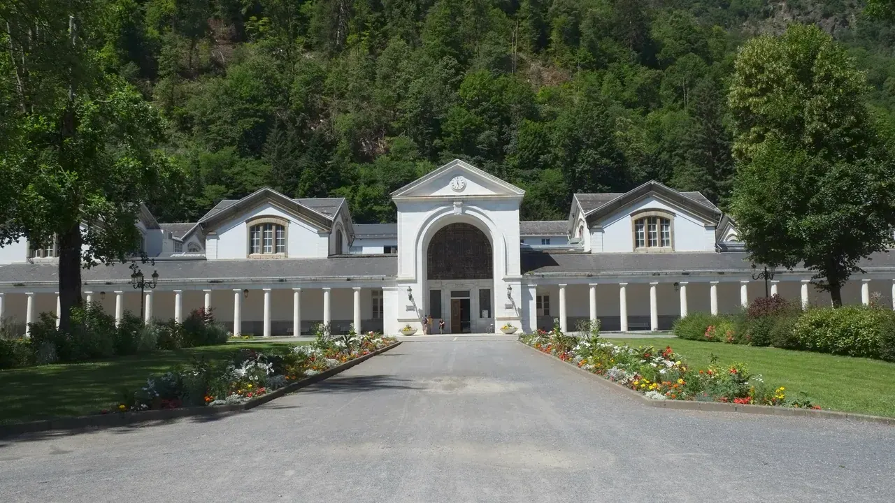 The French spa town of Bagnères-de-Luchon in the Pyrenees
